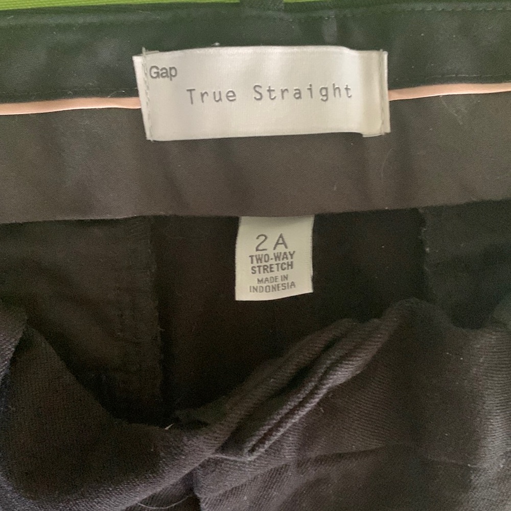 Gap True Straight Black Pants